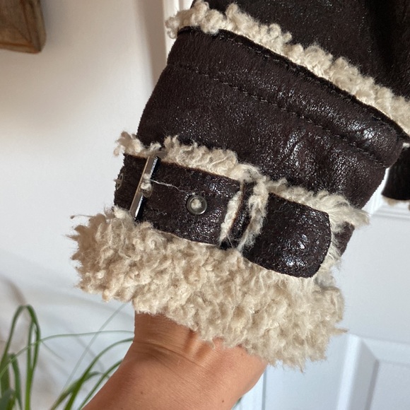 Vegan shearling jacket - Picture 3 of 5